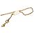Collar Louis Vuitton LV Iconic chapado en oro con cristales Dorado - vista 4