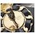 Orecchini a clip Chanel CC in oro B18K e pelle nera Nero D'oro - vista 6