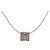 Hermès Collana Hermes Cage d'H H-Cube Argento Bianco - vista 2