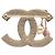 Timeless Chanel Coco Mark Brosche mit Herzmotiv Golden - Ansicht 2