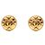 Orecchini a clip Chanel Coco Mark Matelassé Gold D'oro