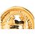 Orecchini a clip Chanel Gold Plated Coco Mark D'oro - vista 3