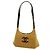 Borsa a tracolla Chanel in velluto a coste marrone