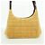Borsa a tracolla Chanel in velluto a coste marrone - vista 11