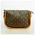 Borsa a tracolla Louis Vuitton Monogram Menilmontant PM Marrone - vista 11