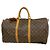 Keepall Borsa Boston Louis Vuitton Marrone