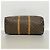 Keepall Borsa Boston Louis Vuitton Marrone - vista 3
