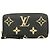 Portafoglio Zippy Louis Vuitton Monogram Empreinte Bicolor Nero Beige