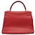 Hermès Borsa Hermes Kelly 28 Togo in Rouge Vif Rosso - vista 11
