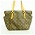 Borsa Tote Louis Vuitton Monogram Totally PM Marrone - vista 9
