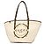 Sac cabas Gucci en toile ivoire Écru