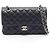 Sac à épaule Chanel Matelassé Double Flap Noir