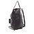 Mochila/Bolsa 2 em 1 Chanel Matelassé Preto - vista 2