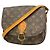 Bolsa de Ombro Louis Vuitton Monogram Saint Cloud GM Marrom