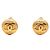Orecchini a clip Chanel Coco Mark placcati oro D'oro