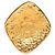Chanel Vintage Coco Mark Diamant-Motiv Brosche Golden - Ansicht 2