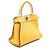 Borsa 2-Way Fendi Mini Peekaboo Selleria Giallo - vista 2