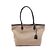 Borsa Tote Prada LOGO JACQUARD Marrone Nero