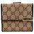 Portafoglio bi-fold Gucci GG Canvas Marrone