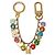 Louis Vuitton Monogram Portefeuille Pastille Keychain Multicolore Monogramma