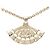 Collana a catena Chanel Coco Mark con motivo a ventaglio