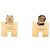 Hermès Pendientes de botón Hermes Eileen Blanco Dorado - vista 2