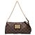 Borsa Louis Vuitton Damier Eva Chain Marrone Damier ebene