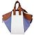 Loewe Hammock Piccola Borsa a mano/Borsa a tracolla in pelle Marrone Blu - vista 3