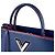 Twist Sac à épaule Louis Vuitton en cuir Epi Bleu Marine - vue 10
