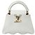 Sac à main Louis Vuitton Capucines MINI en cuir Blanc
