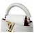 Sac à main Louis Vuitton Capucines MINI en cuir Blanc - vue 10