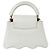 Sac à main Louis Vuitton Capucines MINI en cuir Blanc - vue 3