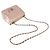 Borsa a tracolla Chanel in pelle rosa metallizzato Argento - vista 10