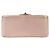 Borsa a tracolla Chanel in pelle rosa metallizzato Argento - vista 4
