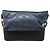 Borsa a tracolla Chanel Gabrielle Hobo Nero Blu navy - vista 11