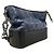 Borsa a tracolla Chanel Gabrielle Hobo Nero Blu navy - vista 2