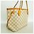 Saco Tote Louis Vuitton Damier Azur Neverfull PM Branco - vista 2
