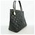 Bolso Tote Chanel de piel de becerro granulada negra Negro - vista 2