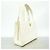 Saco Tote Chanel Wild Stitch em couro Branco - vista 2
