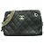Timeless Borsa a tracolla Chanel Matelassé con catena in pelle caviar nera Nero