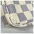 Louis Vuitton Damier Azur Mini Pochette Accessoires Bianco - vista 6