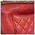 Timeless Borsa Sling Chanel Matelassé in pelle d'agnello Rosso - vista 7