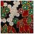 Foulard in seta Chanel Nero Multicolore Motivo Gioiello - vista 3
