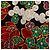 Foulard in seta Chanel Nero Multicolore Motivo Gioiello - vista 4