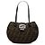 Fendi Zucca Tote Bag Braun Leder und Canvas
