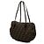 Fendi Zucca Tote Bag Braun Leder und Canvas - Ansicht 2