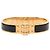 Hermès Bracciale Rigido Hermes Charnière PM Nero D'oro