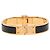Hermès Bracciale Rigido Hermes Charnière PM Nero D'oro - vista 3