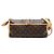 Bolso bandolera largo Popincourt Monogram Louis Vuitton Castaño