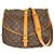 Louis Vuitton Saumur Monogram Canvas 35 Castaño